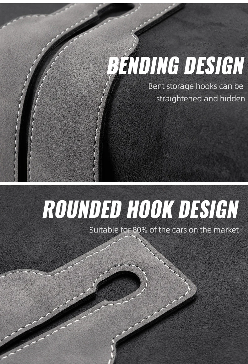 Car Seat Headrest Hooks Hidden Hanger for BYD FORD Hyundai Chery Mitsubishi Geely Car Rear Seat Hook Storage Holder