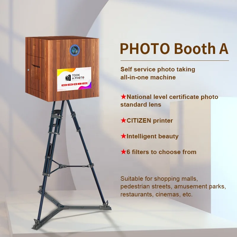 Manufacturer Portable Photo Booth Birthday Rental Permanent Magazine Stationary Image Chiosco Portable Photo Booth