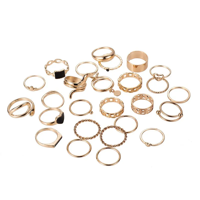 Geometric Round Love Triangle Rectangular Ring Earrings Women's Large Hollow Bamboo for Engagement Wedding or Gift CLASSIC