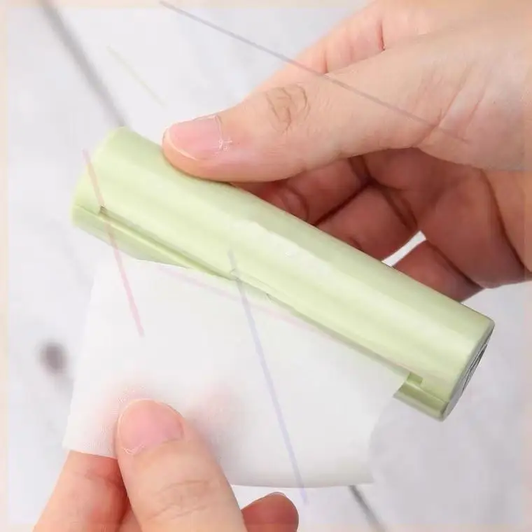 Roll soap paper cartoon frog case scented sheet flakes portable outdoor travelling supply