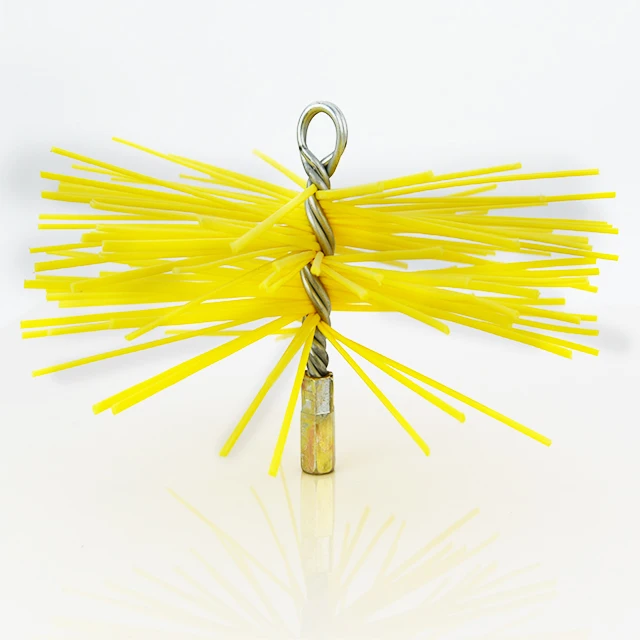 Chimney cleaning brush duct cleaning brush