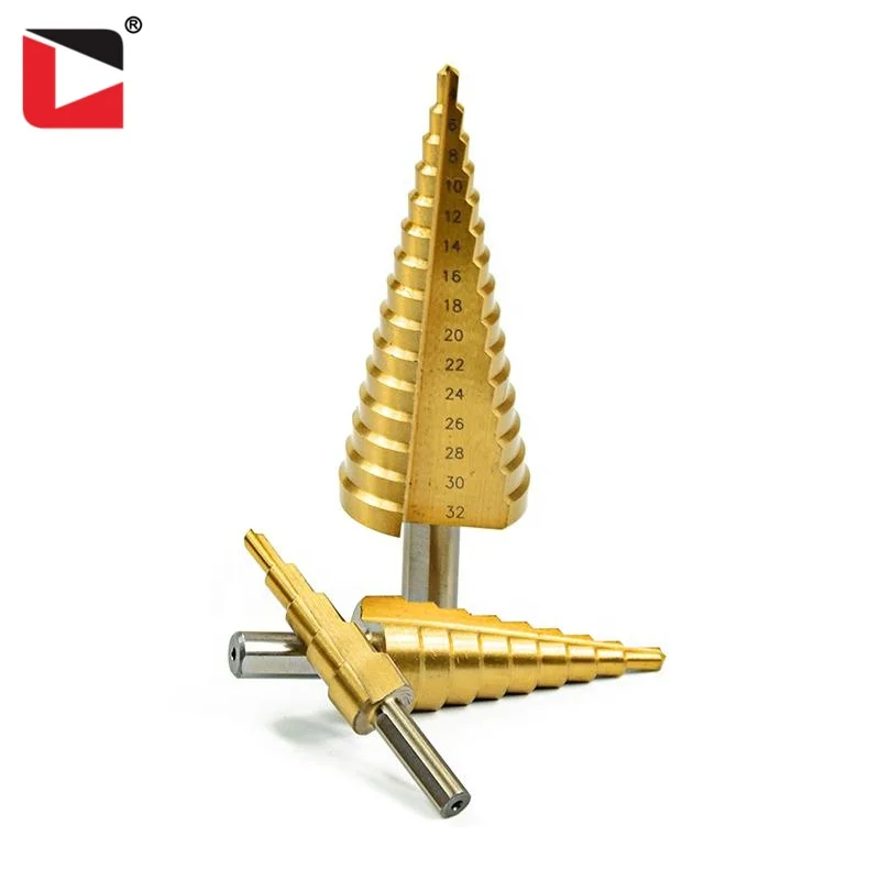 Factory direct Hss cobalt titanium step drill bit set