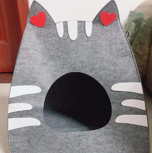 Felt Pet House Memory Waterproof Elevated Pet Large Cat Dog Sleep Tent House Playpen Furniture Furnitures Beds Washable