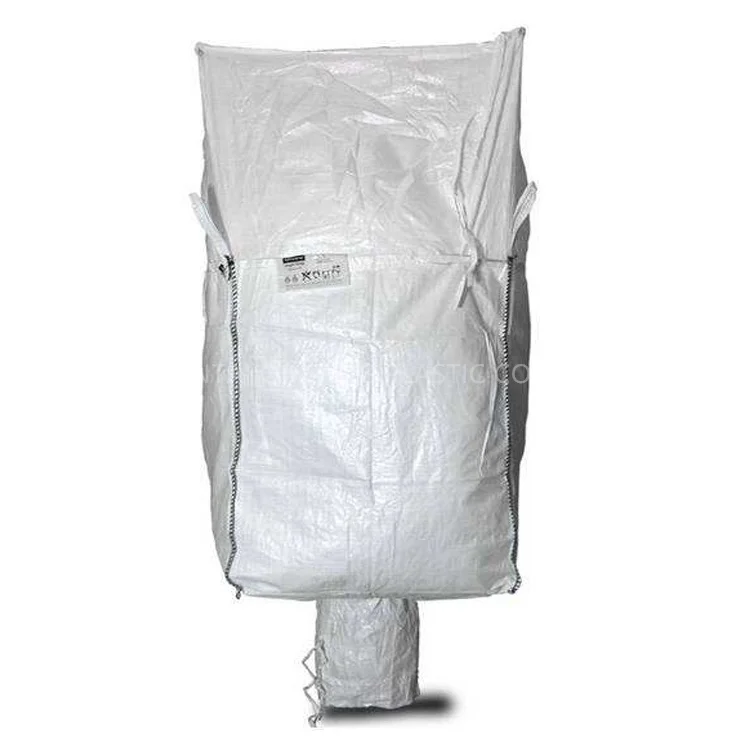 1ton plastic pp woven fibc bulk big jumbo fibc bulk package bag for sand crushed stone building material Granules