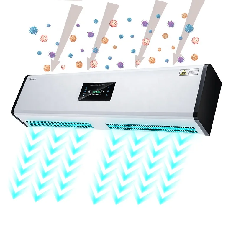 Professional Hotel UV Disinfection Wall Mounted Ozone Air Purifier fresh air fan