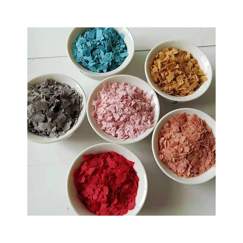 High quality natural rock chips Wall coating corn grind color flakes for epoxy floor epoxy floor paint flake chips for floor