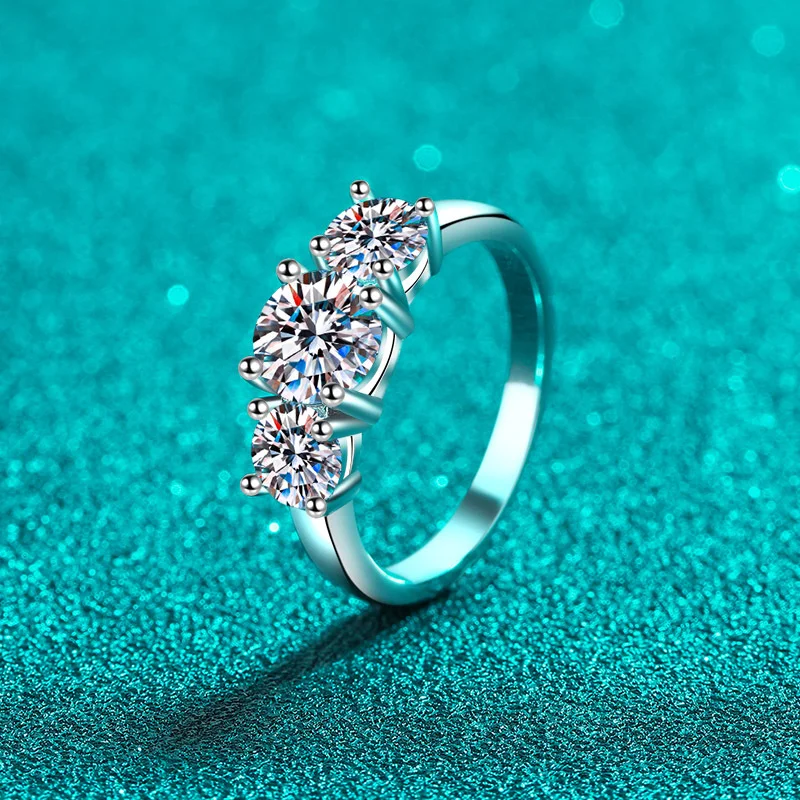 Luxury 10ct Moissanite Engagement Ring For Women 925 Sterling Silver 1ct Diamond Wedding Rings Gra Certified Moissanite Jewelry