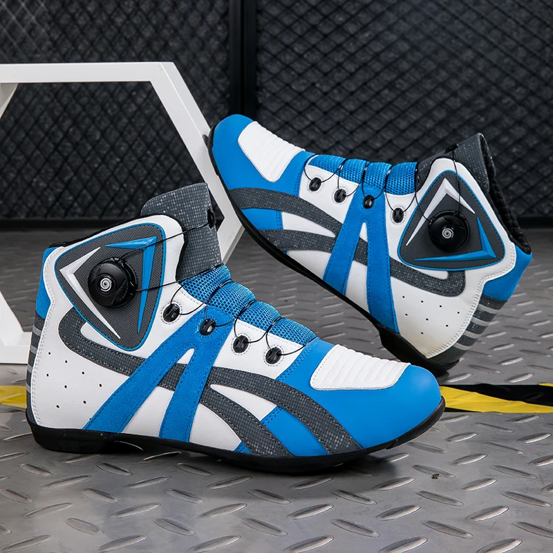 Factory professional New design Microfiber Leather Road Motorcycle Brake Riding Shoes Moto Boots