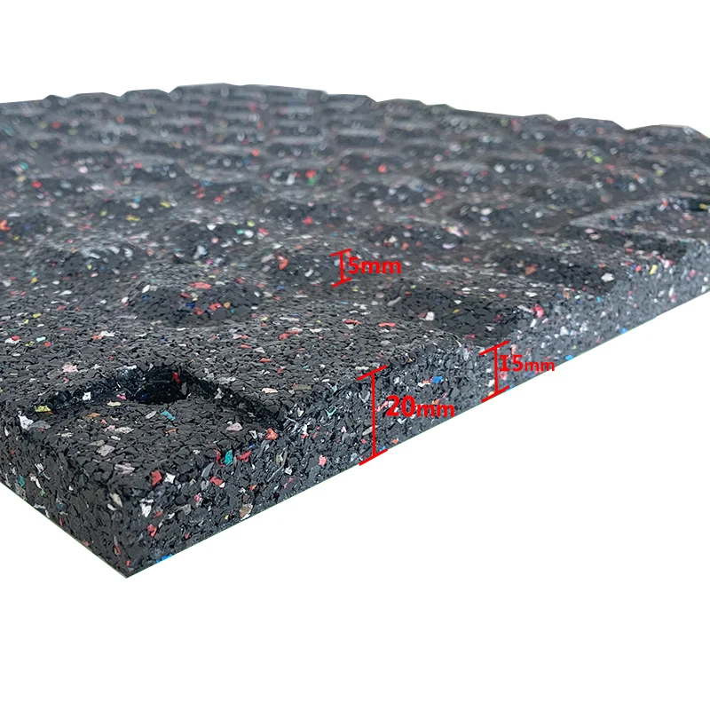 Floor Mats Interlocking Fitness Gym Floor Tile Non Slip Shock Proof Crossfit Rubber Sale Silicon Unisex Customized Anti Time SGS