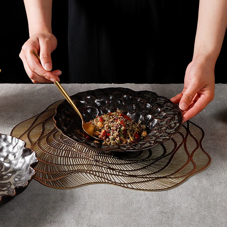 High Quality Custom Porcelain Plate Ceramic Salad And Pasta Bowl Bowls Set