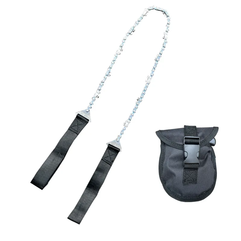 High Reach Tree Limb Hand Rope Chain Saw for Tree Trimming-Upgraded Pocket Manual Chainsaw for Gardening Camping Survival Gear