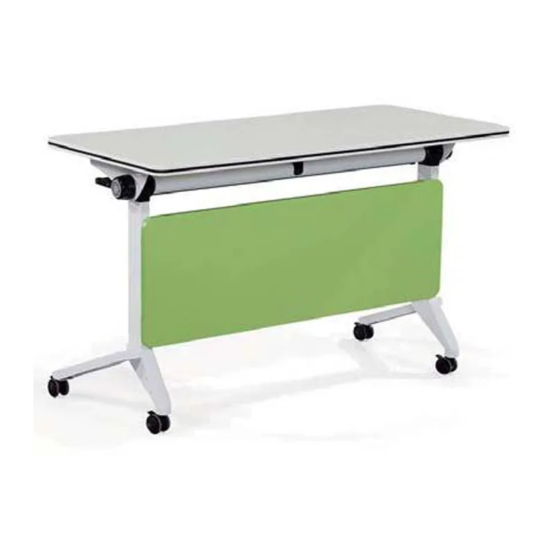 1608 DIY free combination Office movable folding office furniture accessories metal frame training desk table chair sets