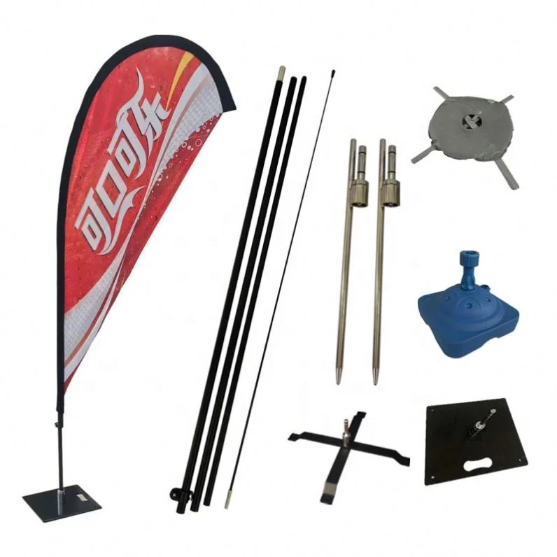 Aozhan Outdoor Printed Promotional Business Advertising Festival Feather Flag Banner Waterproof Any Design Any Shape Beach Flag