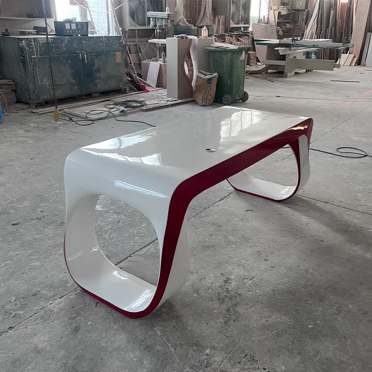 Female President Boss Desk Simple Modern Manager Office Desk Creative Unusual Executive Consulting Table