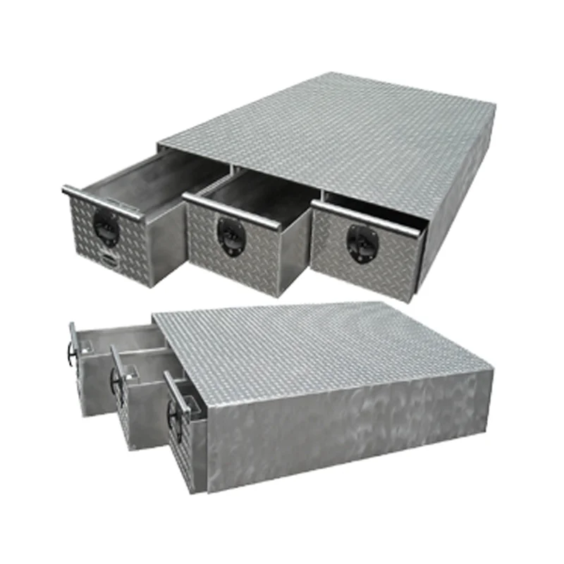 wholesale aluminum truck bed tool storage box with drawers