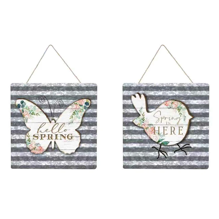 
Chinese supplier new fashion home decoration wall hanging art plaque wooden 