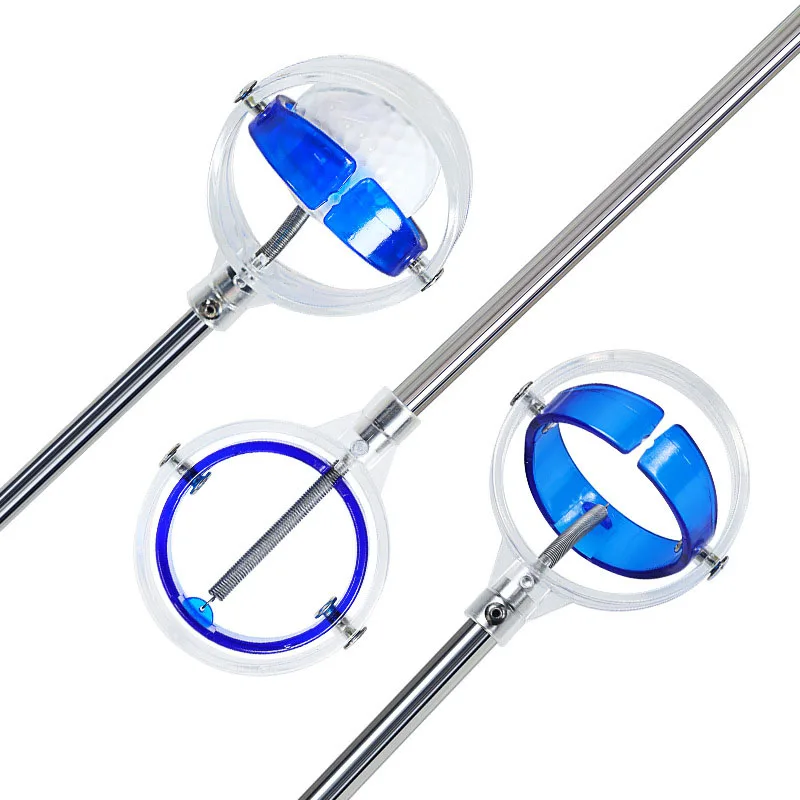 Golf Ball Picker New Antenna Rod Spring Head Dual Color Telescopic Portable Ball Picker Course Supplies