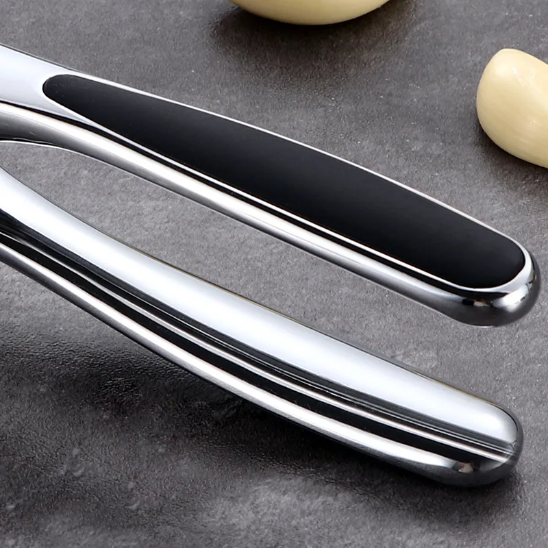 Amazon Kitchen Tool Zinc Alloy Garlic Press Manual Garlic Cutter Peeling Garlic Fruit and Vegetable Crusher
