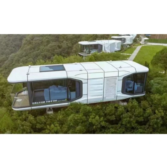 Professional Supplier Spacecraft Apartment Creative Mobile Modular Prefab House T7 house capsule 2 bedroom