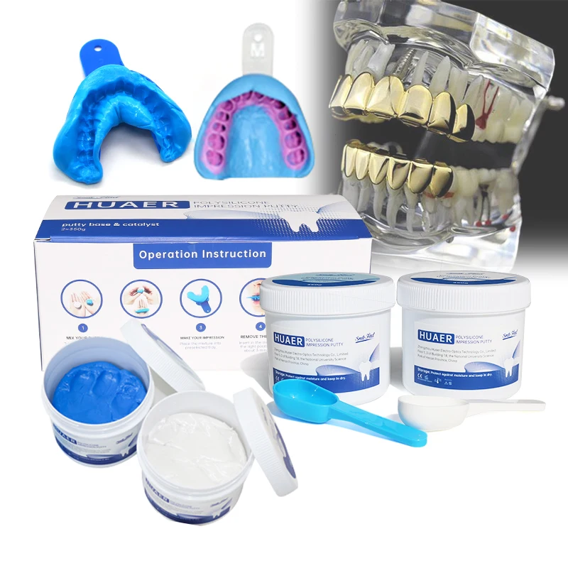 Wholesale Grillz Mold Dental Silicone Impression Material Tray Putty Kit Molding Dental Mode Putty