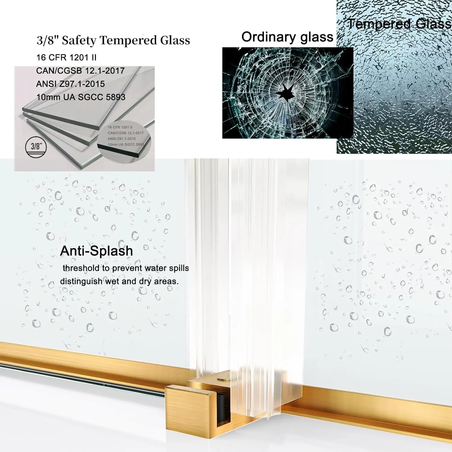 Sliding Shower Door for Bathroom Style Tempered Glass Stainless Steel Modern Chrome Straight Frameless 10 Sets 3 Years PRC 