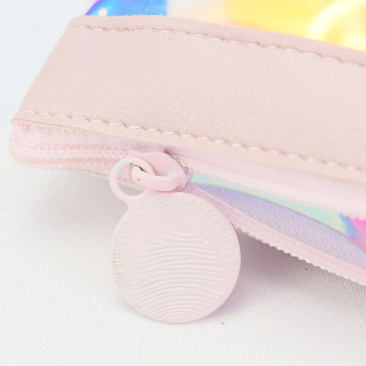 Пенал с голограммой, ПВХ чехол на молнии для карандашей, косметичка, сумочка для кистей для макияжа, пенал для канцелярских принадлежностей, органайзер для паспорта