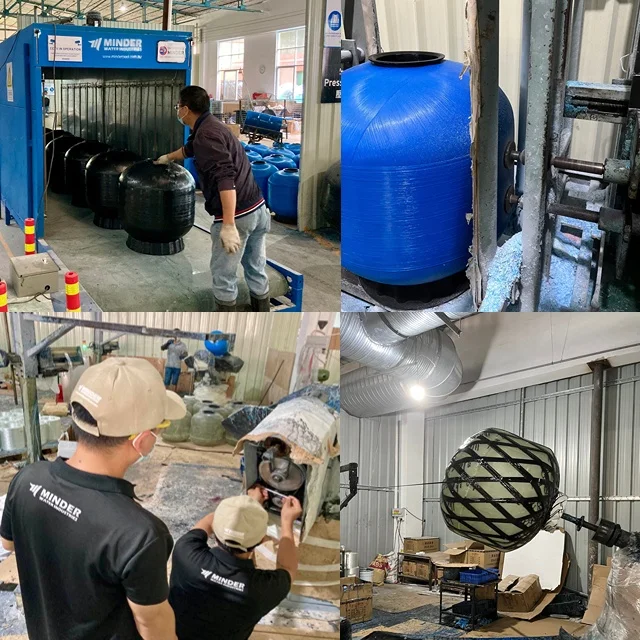 China supplier  good  price  Automatic backwash  fiberglass sand filter swimming pool sand filter