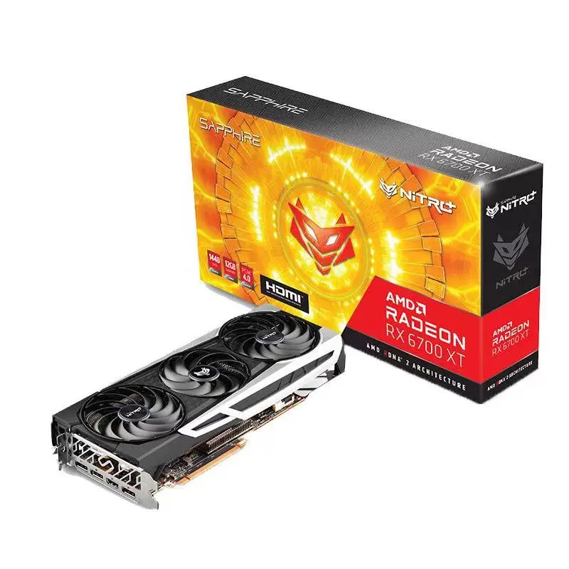 Игровая графическая карта Sapphire amd Radeon GPU RX6600XT 6650XT 6700XT 6750XT 6800XT