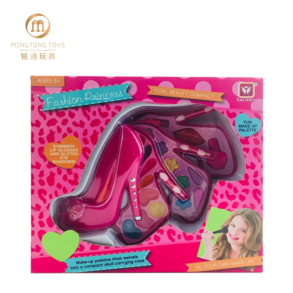 Popular girl plastic cosmetic children pretend playing set fashion child make-up toy