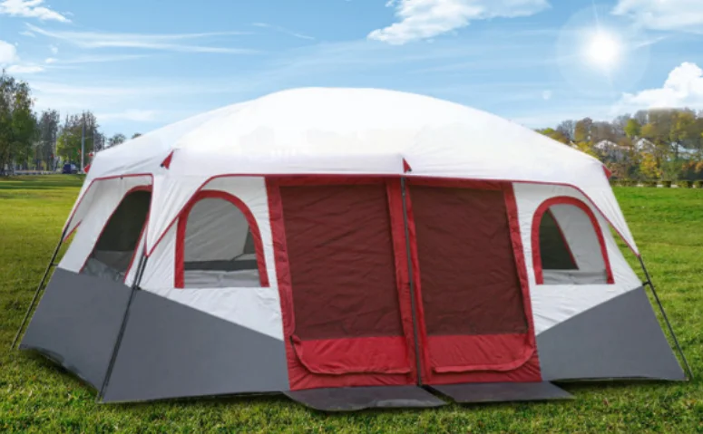 New Trend Luxury Style Stable Structure Camping Large Holiday Camping Family Tent