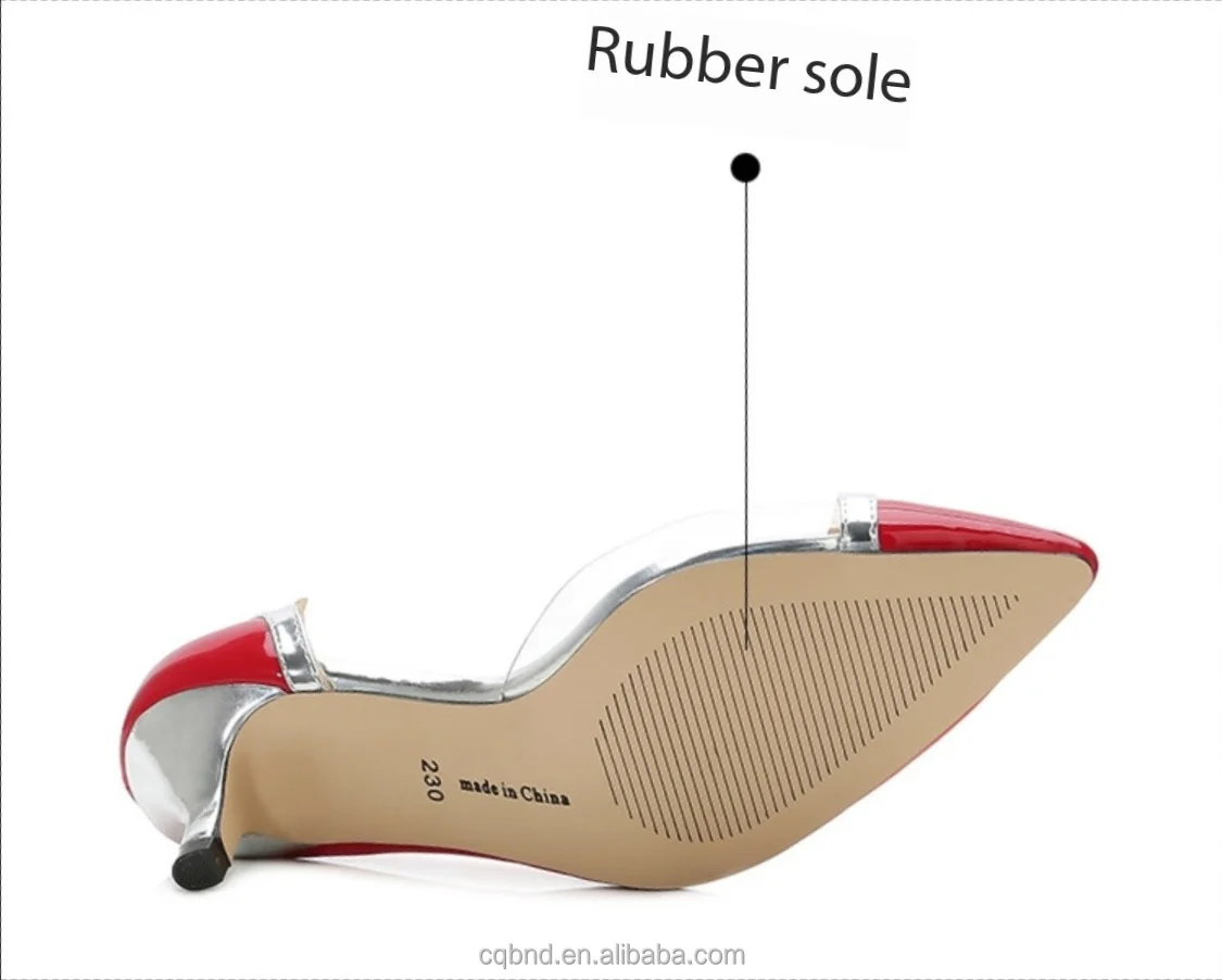 Fashion Ladies Red Shoes Summer Business Casual Sandals Commuting Shopping Empty Low Heel Women Sandals