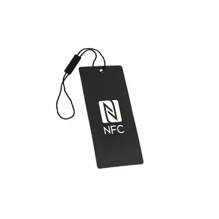 High Quality Nfc Label Recycled Custom Logo Nfc Rfid Label Tag Uhf Technology Nfc Garment Hang Tags