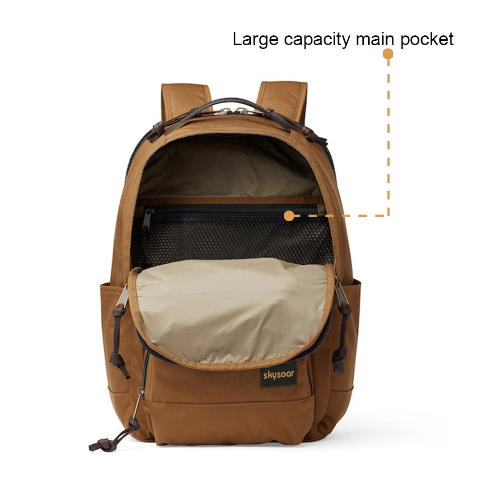 Factory Heavy Duty Daypack Large Capacity Compartment Laptop Bag Sports School Travel Leisure Backpack