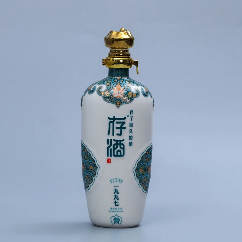 Ceramic cap cork bottle stopper