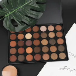 Maquillaje High Pigment Eye Shadow makeup private label custom 35 Color Custom Logo Eye shadow Palette