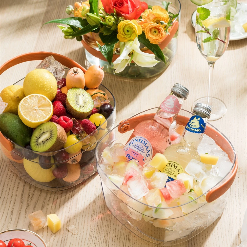 Pinmoo 3 Layer Ice Cube Tray for Freezer with Ice Container Plastic Ice Cube Tray 90 Cube with Lid and Bin