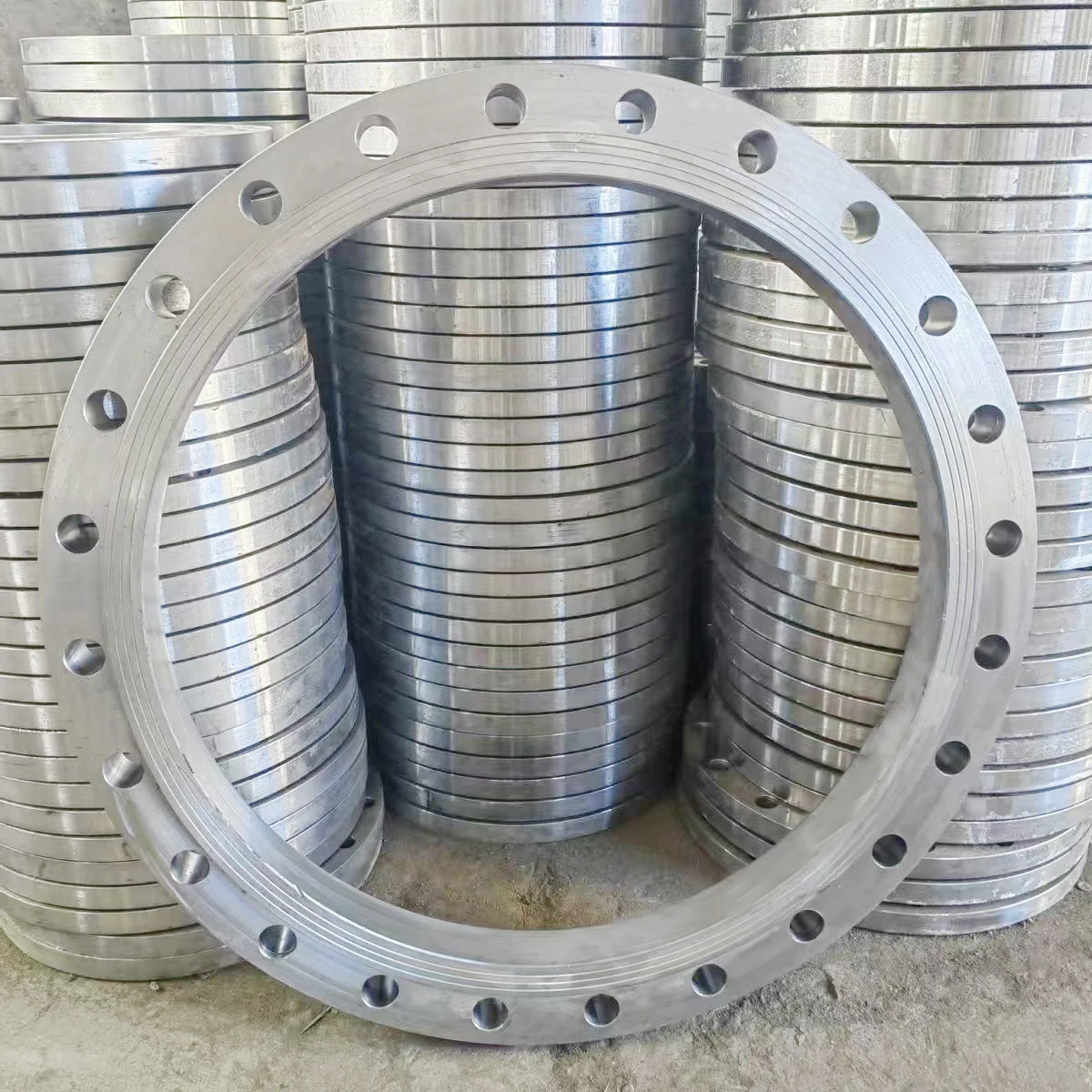 A105 ANSI 150lb RF WN Flange SCH 80 Steel and Stainless Steel JIS/DIN/ISO/GB/JPI Standards Slip On/Weld Neck Type