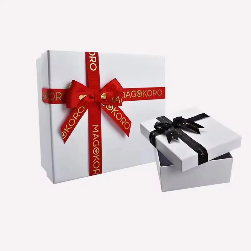 Grosgrain Decorative Bow Gift Wrapping Cross Band Ribbon Bow Pre Tied Satin Custom Bows