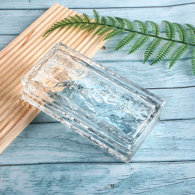 Beautiful Solid Clear Glass Brick