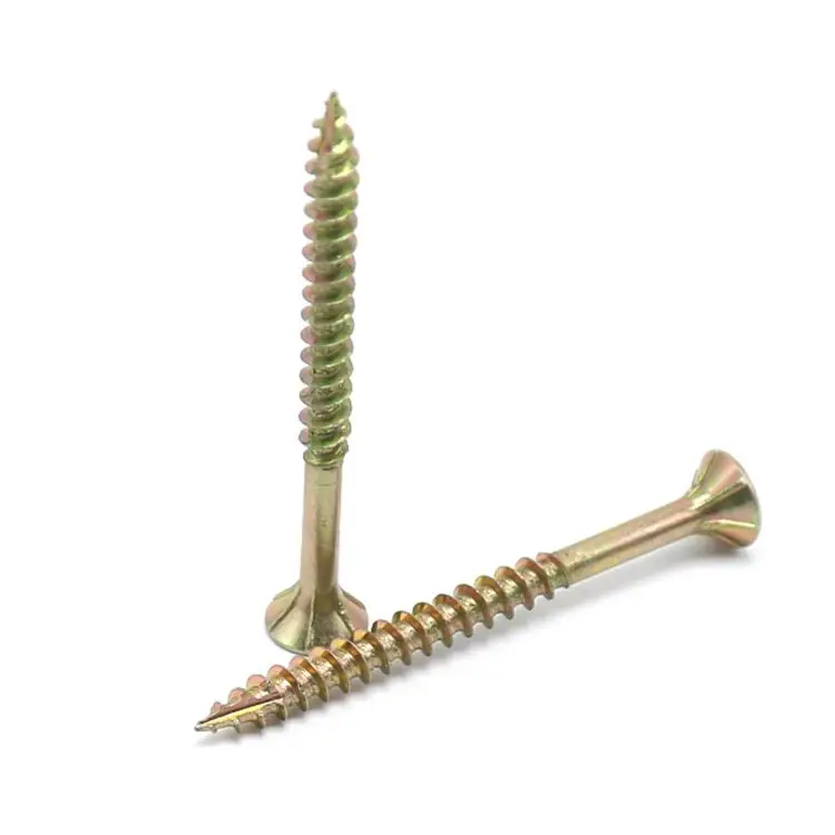 Composite deck torx wood chipboard yellow zinc deck screws coated for wood