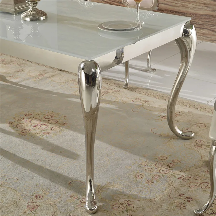 China Manufacturer Nordic Design Dining Room Furniture Luxury Dining Table Set