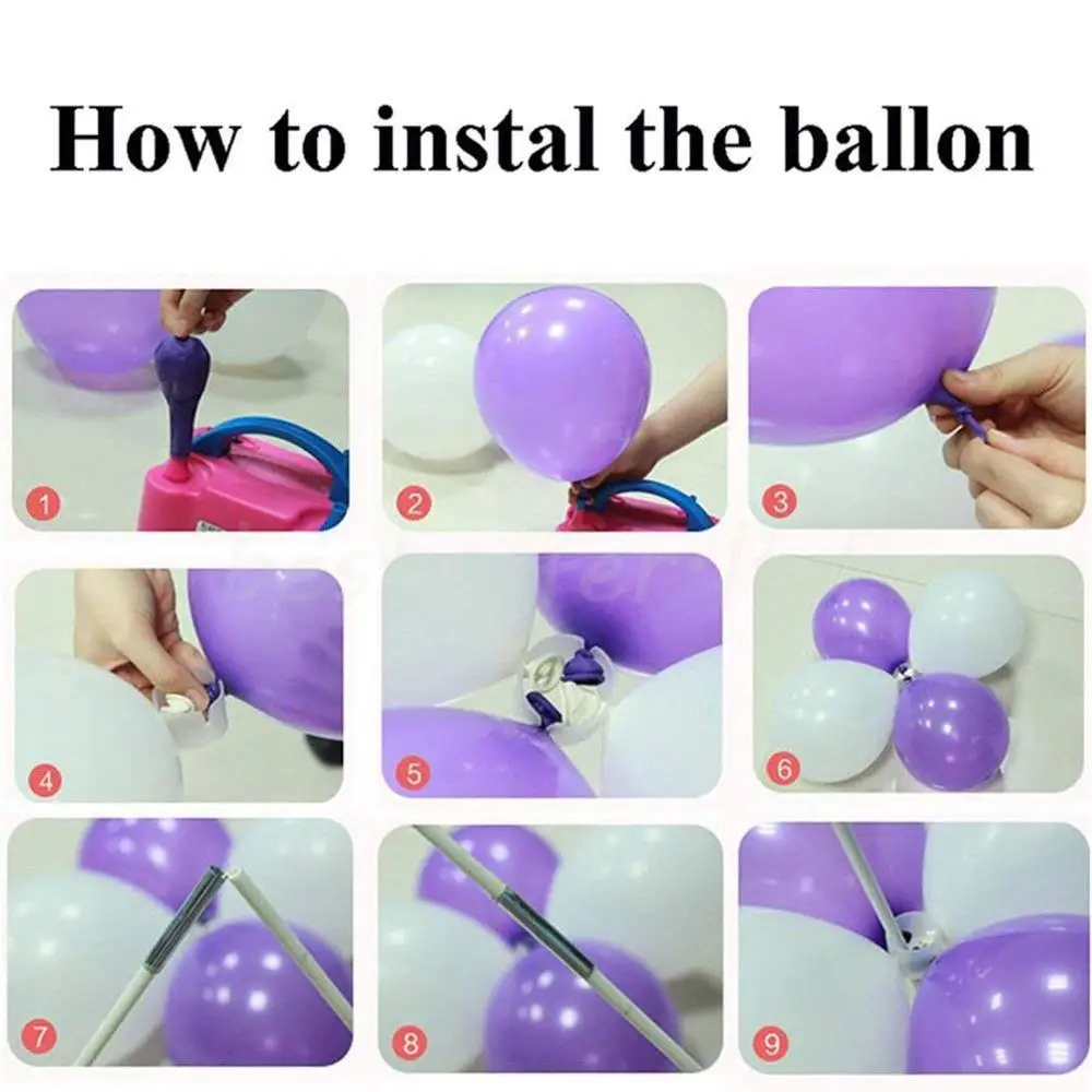 
Balloon Arch Kit Plastic Balloon Column Stand Gate for Wedding Party Event Decoration 