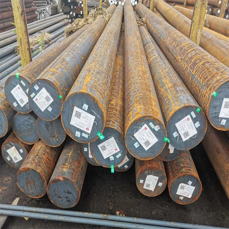 china supplier 140mm 1045 st52 billets mild carbon steel round bar and Carbon Steel Round Rod