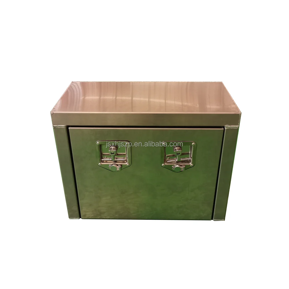 Semi truck and trailer underbody tool boxes