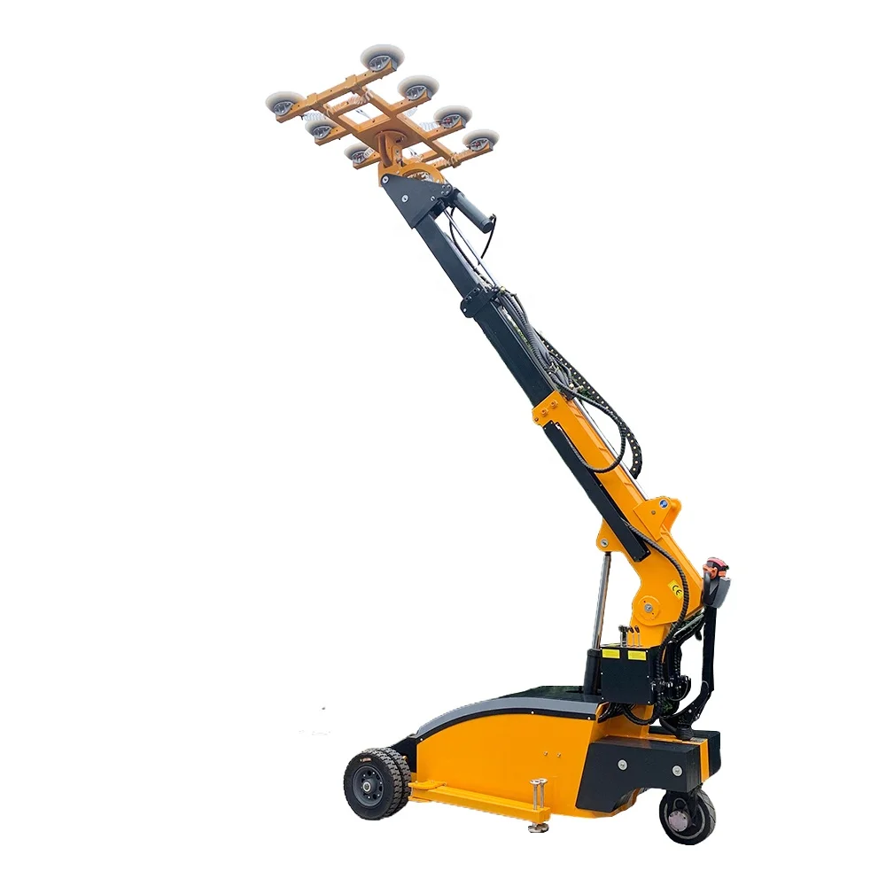 Hydraulic Vacuum Panel Lifter Glass Installation Lifting Moving Equipment For Glass Installation Robot Price