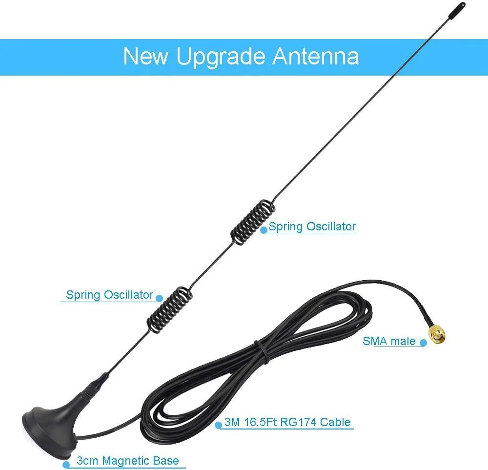 High Gain 7dBi LTE 4G magnet base sucker ts9 SMA TNC RG174 RG58 Outdoor cpe router magnetic lte 4g antenna