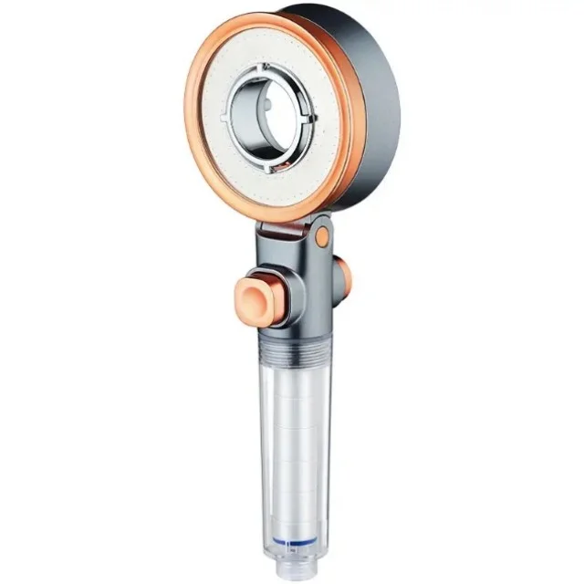 3-in-1 Premium Double-Face Hand Shower for SPA Bathroom Use Rain Massage Jet Water Feature Spray Function Included Shower Filter