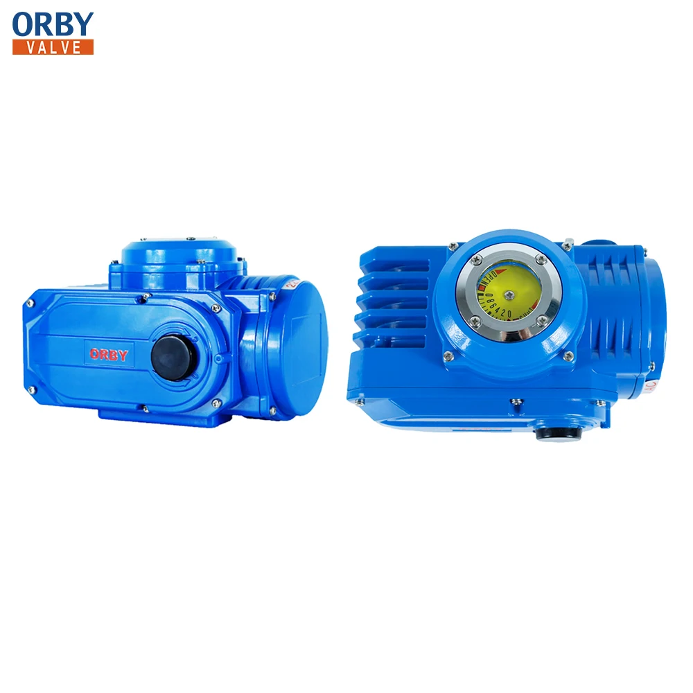 220VAC RS485 Cable Electric ball valve 4-20mA Electric Actuated Actuator for wafer TPFE cast Iron butterfly valve