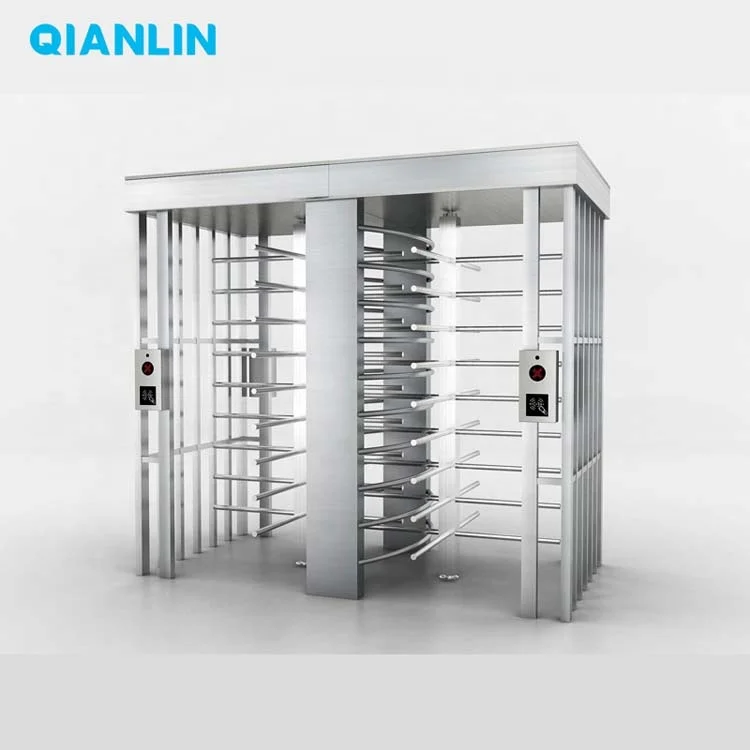 Face Recognition Access Control Rfid Full Height Turnstile Mechanism