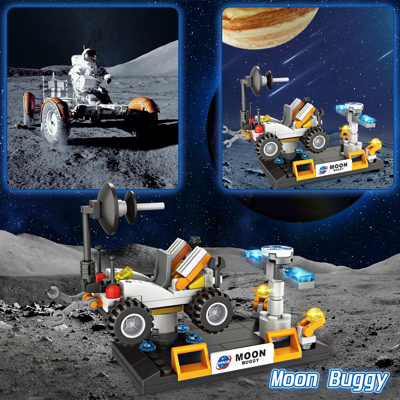 ENP 455PCS STEM Aerospace City Space Exploration Toys Building Blocks Kit Toy For boy and girl best gifts with Storage Box